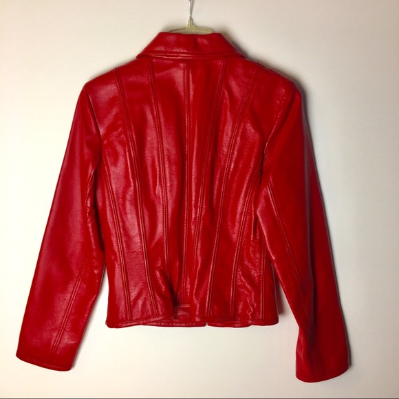Red Leather Jacket - Picture 2 of 8